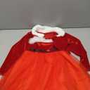 Little Girl Christmas Dress Velvet Cardigan+Santa Claus Strap Dress 2 Piece Cardigan Set 3-8T (5-6 Years, Red)