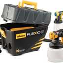 Wagner Spraytech 0529091 FLEXiO 5000 Stationary HVLP Paint Sprayer, Sprays Most Unthinned Latex, Includes Two Nozzles, iSpray Nozzle and Detail Finish Nozzle, Complete Adjustability for All Needs, Yellow & Black