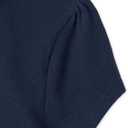 The Children's Place Girls' Short Sleeve Ruffle Pique Polo, 2 Pack (Blue, L)