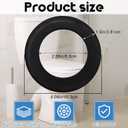 2 x Frienda 3 Pcs 4.06-inch by 2.56-inch ID Flush Valve Gasket Replacement Toilet Tank Parts Seal Gasket Fits Various Flush Valves