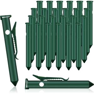 Qualirey 25 Pcs Deer and Rabbit Gopher Control Plant Clips Repellent Plant Clips Device Repels Snakes and Other Injurious Animals Supplies for Outdoors Lawn Garden Yard, Garlic Oil Not Included Qualirey 25 Pcs Deer and Rabbit Gopher Control Plant Clips Repellent Plant Clips Device Repels Snakes and Other Injurious Animals Supplies for Outdoors Lawn Garden Yard, Garlic Oil Not Included