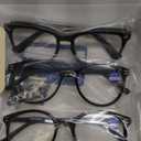 GIBLOGO Reading Glasses for Women/Men Eye Glasses Blue Light Reading Glasses Eyeglasses (+1.75, 3-pack)