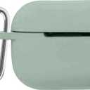 Hype Silicone Airpods Case Cover  Protective Shockproof & Dustproof AirPod Cover Case with Keychain - Plain & Marble Designs Compatitble with AirPods 3rd Gen and AirPods Pro