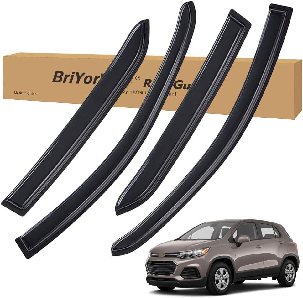 Vent Shades Rain Guards for Chevy Trax 2014 2015 2016 2017 2018 2019 2020 2021 2022 Accessories, for Chevy Trax Window Deflectors Window Visors