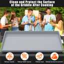 Silicone Griddle Mat Cover for Blackstone - 36 Inch True All-Encompassing Coverage Heavy Duty Food Grade Grill Buddy Mat, All Season Cooking Surface Protective Cover