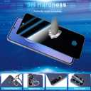 2+2 Pack Privacy Screen Protector Compatible with Galaxy S25 FE 5G - 2 Tempered Film + 2 Camera Lens Glass - High Clarity - Bubble Free - Anti-Spy Protection - Anti-Shatter