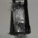 12.3" W Narrow Over the Door Pantry Organizer, 6-Tier Over the Door Organizer with Adjustable Basket, Pantry Door Organization for Pantry Kitchen Storage Room Spice Rack, Black