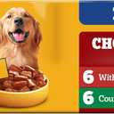 Pedigree Wet Dog Food, Choice Cuts Adult Canned Dog Food, Beef & Country Stew Multipack, 13.2 oz. Cans (12 Count, Pack of 1) (EXP 02/01/28)