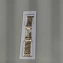 Metal Band Compatible with Apple Watch Bands for Women 40mm 41mm 42mm 38mm 44mm 45mm 46mm 49mm, Dressy Stainless Steel Link Bracelet, Designer Strap for iWatch Series 11/SE/10/9/8/7/6/5/4/3/2/1/Ultra (Starlight)