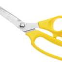 Mercer Culinary Kitchen Shears, 9-Inch, Yellow Handle