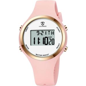 BEN NEVIS NN Watches for Women, Digital Watch Womens Outdoor Sport with Alarm/Stopwatch/Chronograph/Back Light, Gifts for Teen Girls/Women (23-Pink-W)