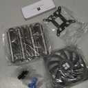 Thermalright AXP120-X67 Low Profile CPU Air Cooler with Quite 120mm TL-12015 PWM Fan, 6 Heat Pipes, 67mm Height, for AMD AM4/AM5Intel LGA 1700/1150/1151/1155/1156/1200