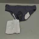 Incontinence Underwear for Men - Washable Mens Incontinence Briefs, Urine Bags for Men, Reusable Incontinence Protective Briefs Large (Gray, L)
