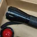 ULTRAFIRE A100 Tactical LED Flashlight Mini,800 Lumen Hunting Handheld Flashlight Focusable 3 Colors Exchange Glass Lens (Generate RED or Green Light)