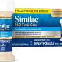 Similac 360 Total Care Infant Formula, Has 5 HMO Prebiotics, Our Closest Prebiotic Blend to Breast Milk, Non-GMO, Baby Formula, Ready to Feed, 2-fl-oz Bottle, Pack of 12