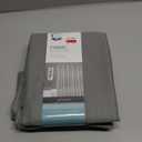 River Dream No Hook Hotel Cloth Grey Shower Curtain Soft Microfiber & Waterproof - Fabric Shower Curtain or Liner, Washable & Bottom Magnets, Gray, 71x74