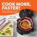 Instant Pot 7.5QT RIO Wide, 7-in-1 Electric Multi-Cooker, Pressure Cooker, Slow Cook, Rice, Steamer, Saut, Yogurt & Warmer, Wide Base, Large Searing Base, WhisperQuiet Steam Release, Black