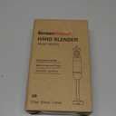 Bonsenkitchen Hand Blender, Immersion Blender with 2 Mixing Speed, Electric Handheld Mixer Portable Stick Mixer with Stainless Steel Blades for Soup, Smoothie, Puree, Baby Food