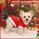 Dog Christmas Outfit,Christmas Dog Clothes Sweater Pajamas,Fleece Dogs Fall Winter Sweater Male Female,Medium