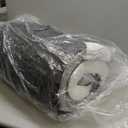 Memory Foam Camping Mattress Pad 3 Inch Thick, Portable Sleeping Pad with Waterproof Cover, Portable Roll Up Cot Mattress Pad Floor Mat for Travel Truck Bed Tent, 72"24"3", Gray