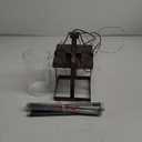 LNC Faux-Wood Pendant Lighting, Farmhouse Hanging Fixture with Glass Shades for Kitchen Island, Bedroom, Dining Room, Hallway and Foyer