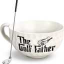 Fathers Day Golf Gifts for Dad, Men, Husband from Daughter, Son, Wife - Funny Golf Gift for Golfers - The Golf Father Mug - 16Oz