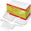 1000 Combo Pack Plastic Cutlery, Medium Weight White