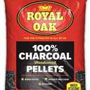 Royal Oak 100 Percent Charcoal Hardwood Pellets for Real BBQ Flavor, Grilling and Smoking, High Heat, Resists Water, Easy to Clean, 30 Pound Bag