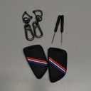 SUGOPADEN 2Pcs Key Fob Cover Compatible with BMW X1 X2 X3 X4 X5 X6 X7 2 3 4 5 6 7 8 Series M2 M3 M4 M5 M8 I4 Z4 2015-2026, Silicone, Black