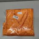 Newrara Adult Shiny Graduation Cap and Gown Tassel Set for High School & Bachelor (Orange)