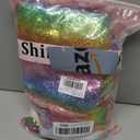 ShinyBeauty Sequin Rainbow Table Runner 12x108'' 5 Pack for Wedding Decor