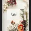 FrameWorks 12" x 18" Black Wooden Shadow Box Frame  Soft Felt Back, Tempered Glass, and Included Elegant White Ball Push Pins (12"x18", Black)