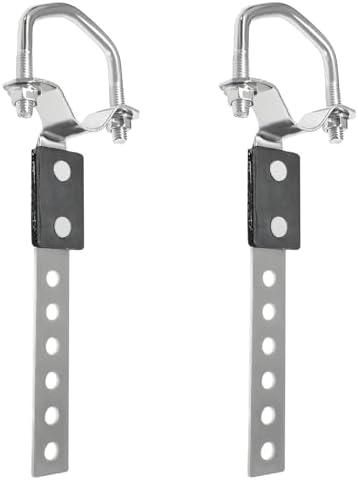 2 Pcs Heavy Duty Exhaust Hangers, Flexible Swivel Muffler Hanger Tail Pipe Hanger, Universal Exhaust Tailpipe Bracket for Most Car Truck Exhaust Systems, Fits 1-1/2" - 2.5" Pipe
