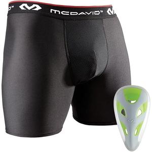 Mcdavid Boy’s Boxer Briefs w/ Athletic Cup Protection, For Youth Sports, Baseball, Lacrosse, Football, Size XL