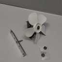 S99080199 Bathroom Exhaust Motor  80 CFM, 4.0 Sones Powerful Vent Fan Motor, Attic Fan Motor Replacement for 512, 512M, 673, 673-C, 8870, Bathroom Fan Motor Replacement 99080199