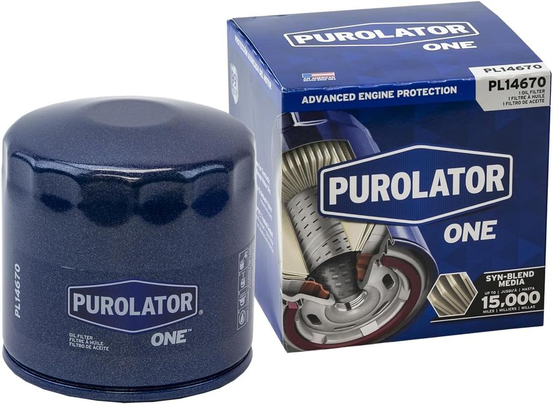 Purolator PL14670 PurolatorONE Advanced Engine Protection Spin On Oil Filter Compatible With Dodge Ram 1500, Dakota, Grand Caravan, Durango, Jeep Wrangler, Grand Cherokee and Chrysler Town & Country