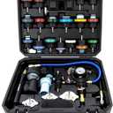 Mishimoto MMTL-CPT-28 Coolant Pressure Tester and Vacuum Refill Kit, 28-Piece Universal Fit, Black