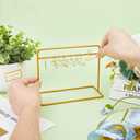SUPERFINDINGS 1 Set Doll Garment Rack Including 1Pc 6x2.8x4.7inch Doll Clothes Storage Rack Doll Closet and 10Pcs Mini Doll Clothes Hangers Doll Wardrobe Furniture Accessories for Dollhouse Supplies
