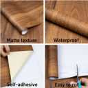 Decoroom Wood Contact Paper Peel and Stick, Thicken Vintage Wood Grain Contact Paper for Countertops Furniture, Natural Wood Wallpaper Self-Adhesive Removable Waterproof Vinyl Film 35.4 in X 118 in