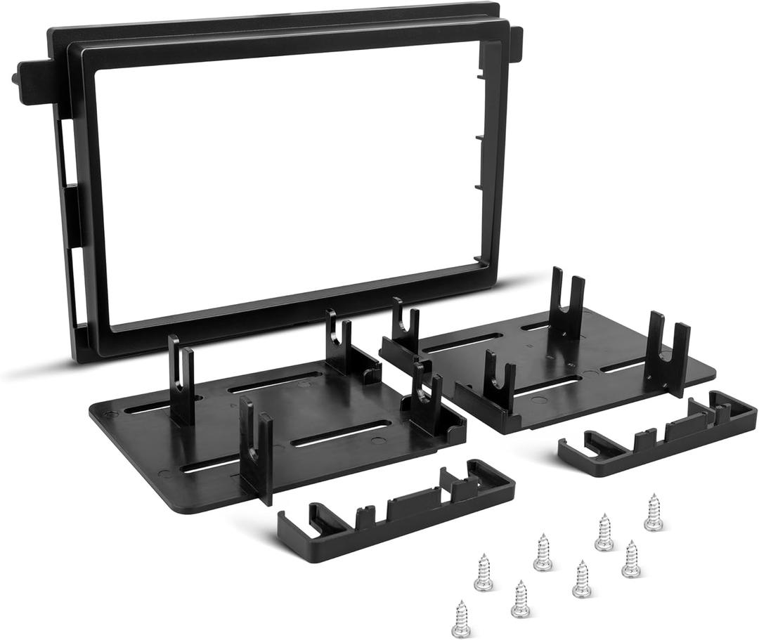 NuIth Double DIN Installation Kit for Select 2004-2010 Ford Edge/Explorer /F150/Fusion/Expedition 2004-2009 Mercury Double DIN Radio Install Dash Kit
