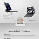 ESR for iPad Air 13 Inch Case Keyboard M4/M3/M2 (2026/2025/2024) & iPad Pro 12.9 inch (6th/5th/5th/3rd) Magic Keyboard, Easy-Set Floating Cantilever Stand, Precision Multi-Touch Trackpad, Black