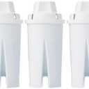 Amazon Basics Enhanced Replacement Water Filters for Water Pitchers, BPA-Free, WQA & NSF Certified, Compatible with Brita Water Pitchers & Drinking Water Filter Systems, 6 Month Filter Supply, 1 Pack