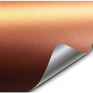 VViViD+ Premium Vinyl Wrap Film (3ft x 5ft, Matte Metallic Copper)