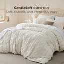 Bedsure Boho Duvet Cover King Size, Soft & Comfortable Elegant Design Boho Bedding for Decoration, Machine Washable Comforter Cover for All Seasons,Includes 1 Duvet Cover & 2 Pillow Shams,Beige