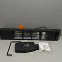 1500W Electric Patio Heater, 36inch Infrared Heater with Remote, IPX5 Waterproof Infrared Tower Space Heater, 2 Heat Levels, 12H Timers, Tip-Over & Overheat Protection for Garage, Indoor, Home