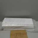 WOPITUES White Floating Shelves Set of 6,Wood for Bedroom, Modern Wall Decor, Bathroom Storage, Book Living Room[Upgraded]White (HM011A)