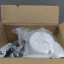 KLSS Black Pendant Lights Kitchen Island,Modern Farmhouse Glass Pendant Light,Light Fixture Kitchen Pendant Mini Hanging Light Fixture for Sink (1 Pack Black stem Rod)