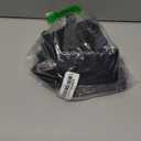 popamaz Christmas Stocking Holders for Mantle, Weighted Stocking Hangers, Christmas Stocking Hooks for Tables Window Fireplace Mantle Decoration(Black,6PCS)