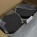 Dreamholder Table Lamp with 3 USB Charging Ports, Modern Desk Lamp with AC Outlet and Phone Stands, Perfect Bedside Lamp for Bedroom, Living Room, Office (Pack of 2), Walnut