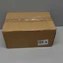 5.8 Inch Boho Plant Pots Indoor - Artisanal Succulent Pots with Drainage Holes and Saucer, Cement Pots for Indoor Plants, Flower Pot with Rubber Pot Feet, Set of 2, Black Lines and Cream White